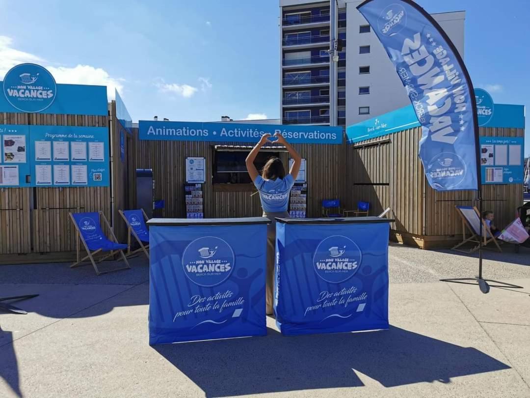 L'Alteia - L'Appartement Les Pieds Dans L'Eau Avec Place De Parking Prive Et Acces Direct A La Plage Berck Exterior foto